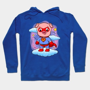 Pig Superhero Costume Hoodie